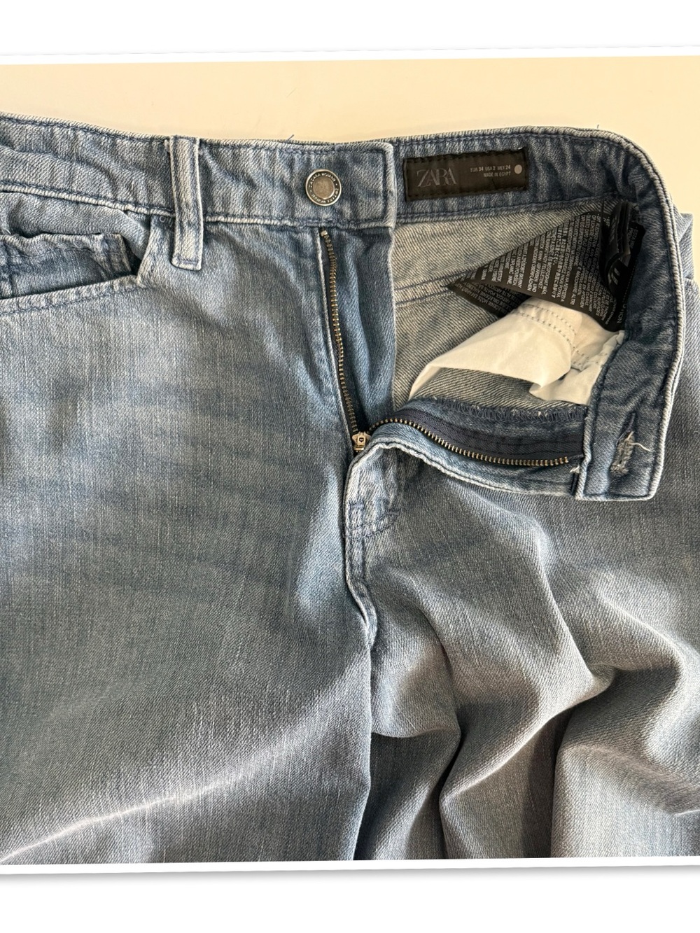 ZW Collection Zara Ultra Wide-Leg Palazzo Jeans - Picture 8 of 12